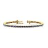 4 1/2 Carat Mystic Topaz Tennis Bracelet In 14 Karat Yellow Gold, 6 Inches Image-1