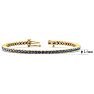 6 1/3 Carat Mystic Topaz Tennis Bracelet In 14 Karat Yellow Gold, 8 1/2 Inches Image-5