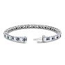 10 1/3 Carat Mystic Topaz and Diamond Tennis Bracelet In 14 Karat White Gold, 7 Inches Image-2