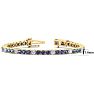 9 1/3 Carat Mystic Topaz and Diamond Alternating Tennis Bracelet In 14 Karat Yellow Gold, 6 Inches Image-5