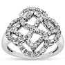 BLOWOUT! 1/2 Carat Natural Raw Rose Cut Diamond Cocktail Ring. Totally Noticeable Ring. Crazy Low Price! Image-1