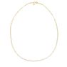 14 Karat Yellow Gold Wire Paperclip Chain Necklace, 18 Inches Image-2