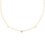 14 Karat Yellow and Rose Gold Mom Necklace, 18 Inches Image-1