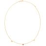 14 Karat Yellow and Rose Gold Mom Necklace, 18 Inches Image-2