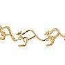Diamond Accent Kangaroo Adjustable Bolo Bracelet In Yellow Gold Overlay, 7-10 Inches Image-2