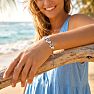 Diamond Accent Whale Adjustable Bolo Bracelet In Platinum Overlay, 7-10 Inches Image-5