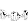 Diamond Accent Fish Adjustable Bolo Bracelet In Platinum Overlay, 7-10 Inches Image-2
