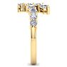 1ct Journey Style Right Hand Diamond Ring in 14k Yellow Gold Image-4