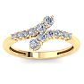 Stunning 1/2ct Journey Diamond Band in 14K Yellow Gold Image-1