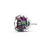 3 Carat Mystic Topaz Earrings In Sterling Silver, 8MM Image-3