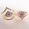 1 1/5 Carat Diamond Bridal Set With Crown In 14 Karat Yellow Gold Image-9