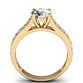 1 1/2 Carat Classic Engagement Ring With 1 Carat Center Diamond In 14K Yellow Gold Image-5