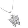 Diamond Butterfly Pendant in 1.4 Karat Gold™ Image-4