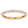 1/4 Carat Moissanite Matching Wedding Band In 14K Yellow Gold Image-1