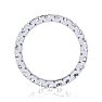 2 Carat Round Diamond Eternity Ring In 14 Karat White Gold, Ring Size 4.5 Image-3
