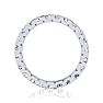 2 Carat Round Diamond Eternity Ring In Platinum, Ring Size 4 Image-3