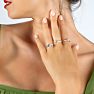 2 Carat Round Diamond Diamond Engagement Ring With 1 1/2 Carat Center Diamond In 14K Rose Gold Image-6