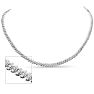 1 Carat Diamond Tennis Necklace, 17 Inches. Beautiful Brand New Diamond Necklace! Image-1