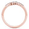 Stunning 1/4ct Journey Diamond Band in 14K Rose Gold Image-3