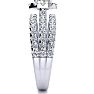 1 1/2 Carat Round Halo Lab Grown Diamond Engagement Ring in 14 Karat White Gold Image-4