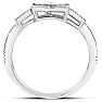 1/4 Carat Diamond Ring In Sterling Silver Image-3