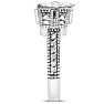 1/4 Carat Diamond Ring In Sterling Silver Image-4