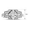 1/4 Carat Diamond Ring In Sterling Silver Image-5