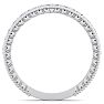 0.40 Carat Lab Grown Diamond Wedding Band In 14 Karat White Gold Image-3