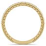 0.40 Carat Lab Grown Diamond Wedding Band In 14 Karat Yellow Gold Image-3
