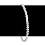 3 Carat Bezel Diamond Bracelet In 14K White Gold, 7 Inches Image-6