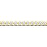 3 Carat Bezel Diamond Bracelet In 14K Yellow Gold, 7 Inches Image-2