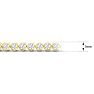 3 Carat Bezel Diamond Bracelet In 14K Yellow Gold, 7 Inches Image-5