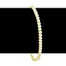 3 Carat Bezel Diamond Bracelet In 14K Yellow Gold, 7 Inches Image-6