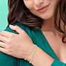 3 Carat Bezel Moissanite Bracelet In 14K White Gold, 7 Inches Image-7