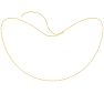 Dainty Name Necklace In Yellow Gold Overlay, 10 Letters Image-1