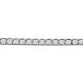 6 Carat Round Diamond Tennis Bracelet In Sterling Silver, 7 Inches Image-3