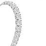 6 Carat Round Diamond Tennis Bracelet In Sterling Silver, 7 Inches Image-4