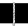 6 Carat Round Diamond Tennis Bracelet In Sterling Silver, 7 Inches Image-6
