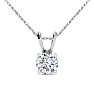 1/2 Carat Diamond Necklace In White Gold Image-1
