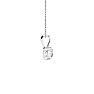 1/2 Carat Diamond Necklace In White Gold Image-2