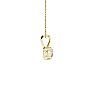 1/2 Carat Diamond Necklace In Yellow Gold   Image-2