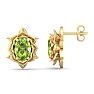 Peridot Earrings: 2 Carat Peridot Earrings Image-1