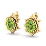 Peridot Earrings: 2 Carat Peridot Earrings Image-3