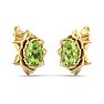 Peridot Earrings: 2 Carat Peridot Earrings Image-4