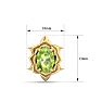 Peridot Earrings: 2 Carat Peridot Earrings Image-5