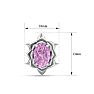 Pink Topaz Earrings: 2 Carat Pink Topaz Earrings Image-5