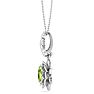 Peridot Necklace: 1 Carat Peridot Necklace Image-3