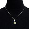 Peridot Necklace: 1 Carat Peridot Necklace Image-6