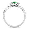 Emerald Ring: 3/4 Carat Emerald Ring Image-3