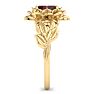 Garnet Ring: 1 Carat Garnet Ring Image-4